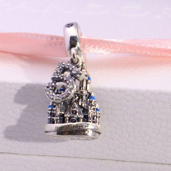 Pandora Summer Collection Disney Parks Dangle Charm Disney 5th Year Anniversary - Picture 1 of 6